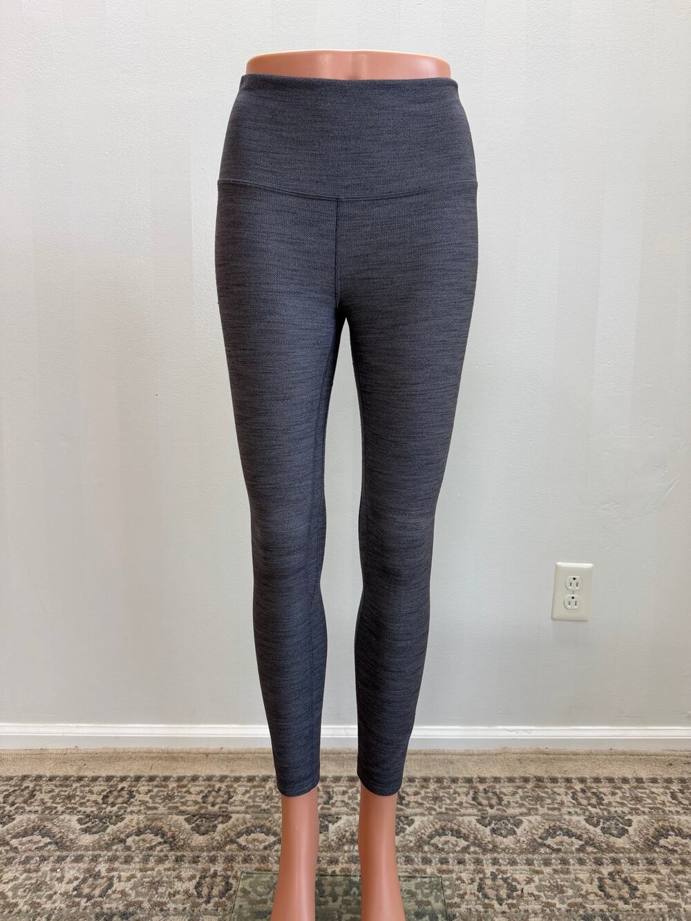 Lululemon Align High Rise Leggings Heathered Gray Nulu Yoga Pants Sz 6
